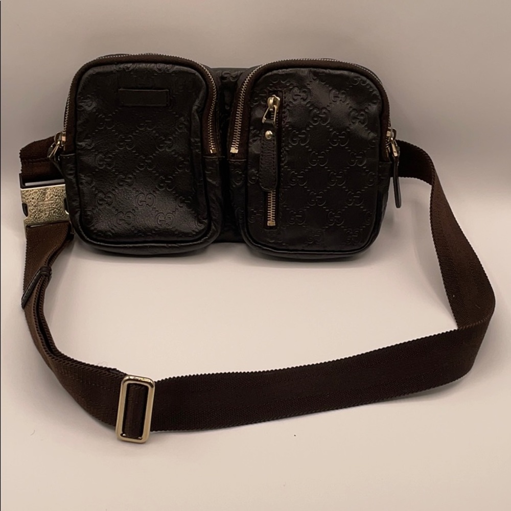 Authentic Gucci Guccissima Belt Bag